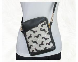 Dachshund Dog, Travel Bag, Crossbody Purse, Doxie Dog Lover Gift